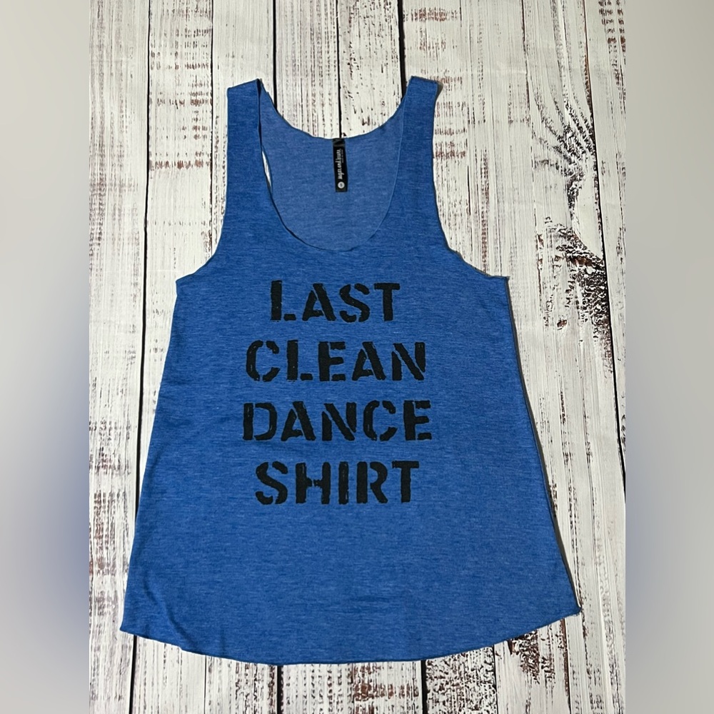 Sugar and Bruno Last Clean Dance Shirt Tank Top, Small, NWOT